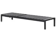Sun Lounger NARDO Reclining Metal Black_948269