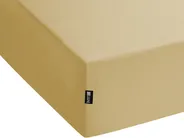 Fitted Sheet JANBU 90 x 200 cm Cotton Olive Green_845886
