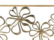 Wall Decor Flower CERIUM Metal 31 cm Gold_883340