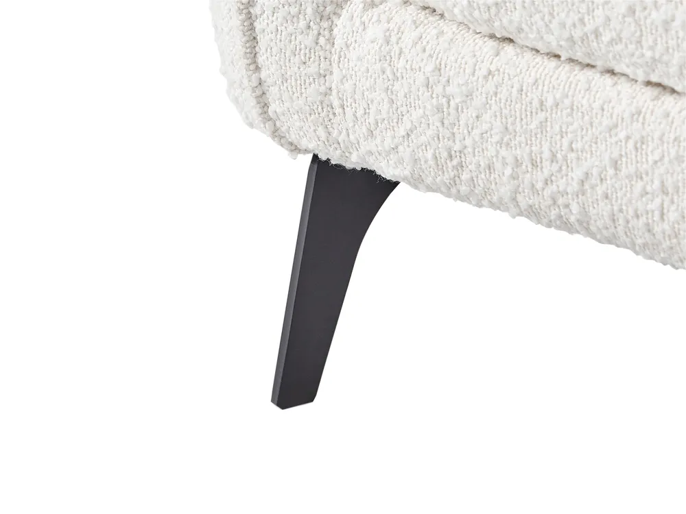 Sofa Bed 3 Seater HEMING Boucle Off-White_953532