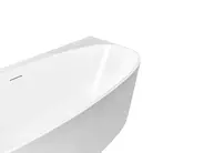 Back to Wall Bathtub PARNAIBA 1700 x 800 mm White_1017409