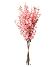 Konstgjord blomsterbukett NEBRA 95 cm Rosa_1028587