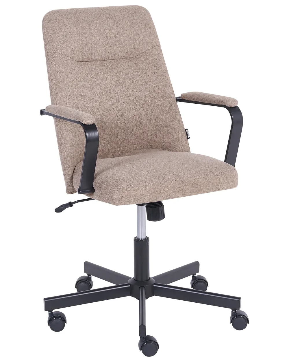Office Chair CAROGA Fabric Light Brown
