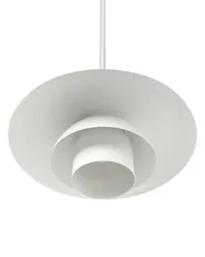 Pendellampa HILBA Metall Vit_987688