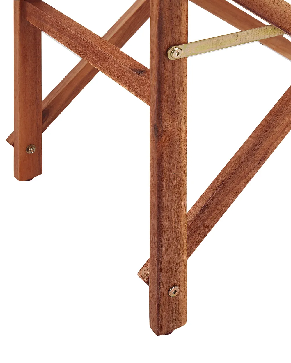 Set of 2 Garden Chairs CINE Acacia Wood Light Green_819325