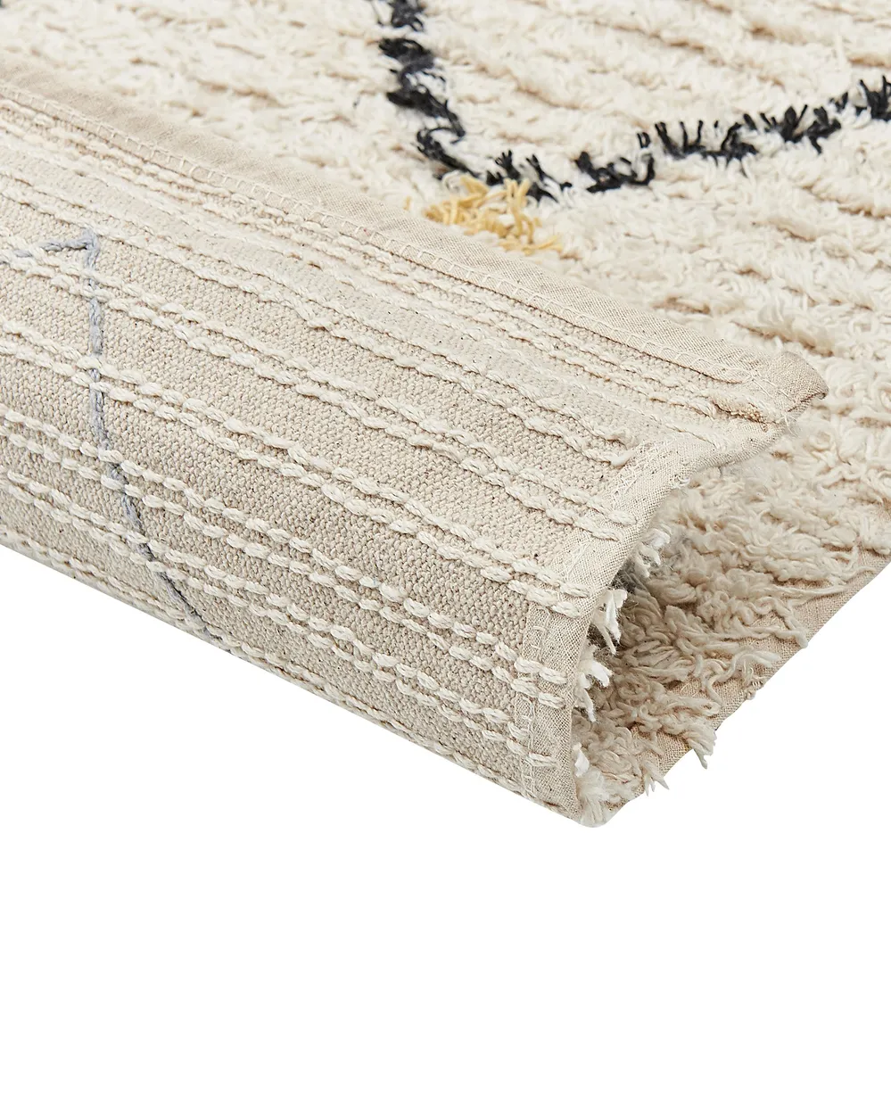 Matto TEZPUR Beige 160 x 230 cm Puuvilla_839314