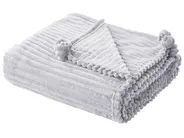 Blanket KAWERI 150 x 200 cm Light Grey_810892