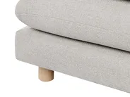 Sofa 2 Seater HEDEN with Cushion Fabric Light Beige_950531