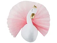 Kids Wall Decor Swan ODETTA 32 cm Cotton White_848335