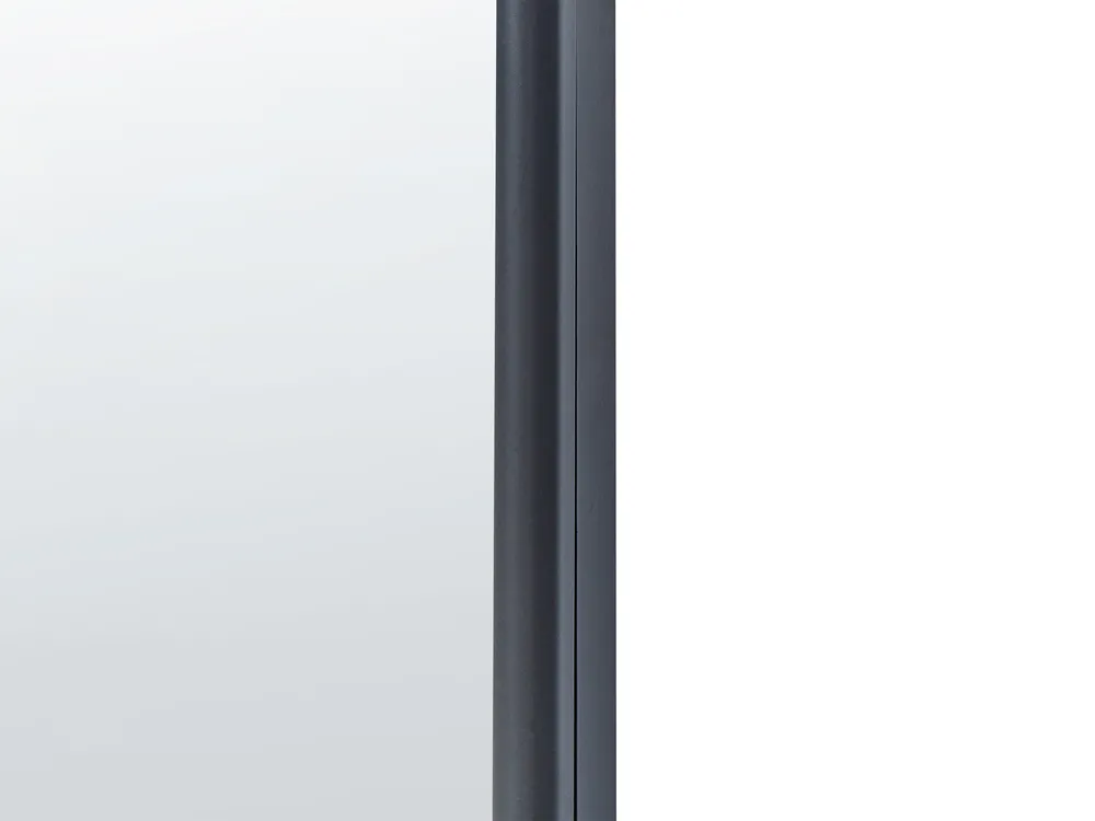 Väggspegel JARNAGES 45 cm 145 cm Metall Svart_900650