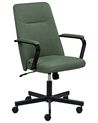 Office Chair CAROGA Fabric Dark Green