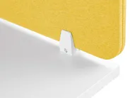 Desk Screen WALLY 160 x 40 cm Yellow_853207