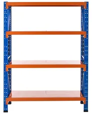 Garage Shelving FIUGGI 150 cm 200 cm Metal Orange_1011183