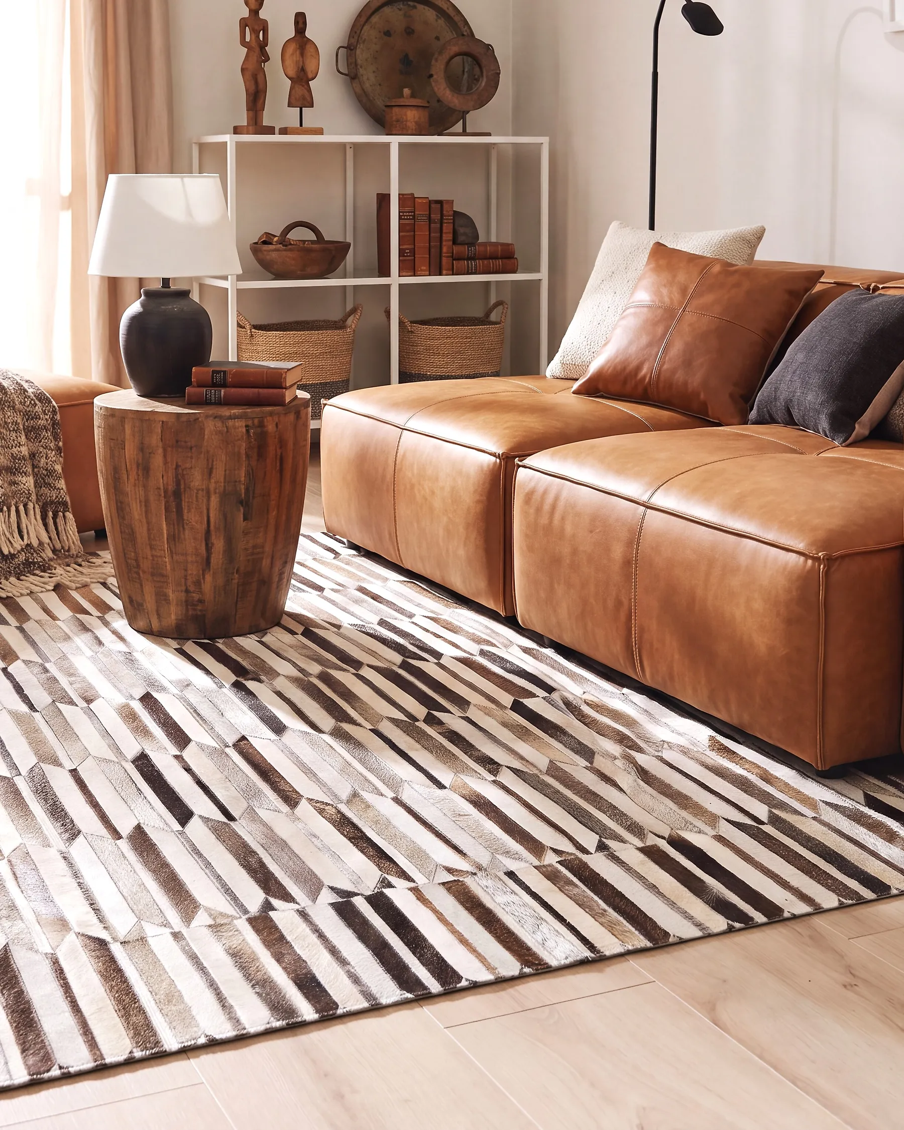 Matto KULALAR Beige 160 x 230 cm Nahka_787223