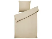 Duvet Cover Set AVONDALE 135 x 200 cm Sateen Cotton Beige_815142
