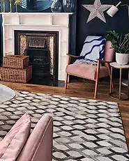 Rug AYDIN Grey 160 x 230 cm Leather_1177000