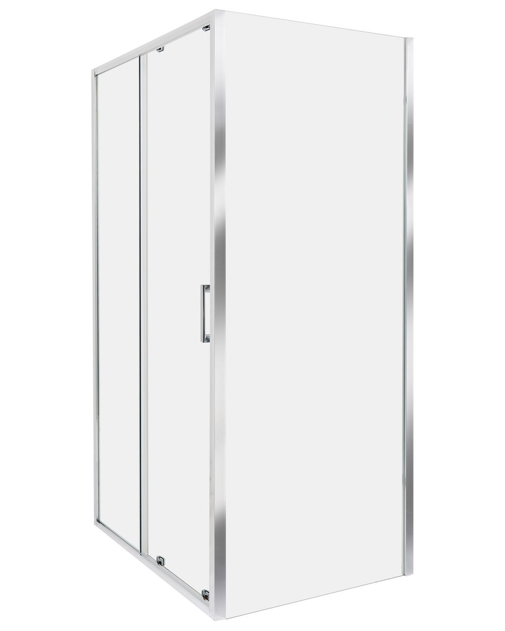 Shower Enclosure YORO 800 x 1000 x 1850 mm Silver
