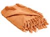 Blanket KHARI Cotton 200 x 200 cm Orange