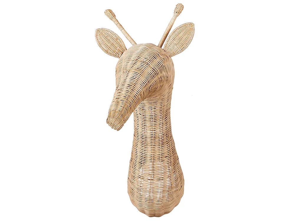 Wall Decor Giraffe BANANEC Rattan 83 cm Natural