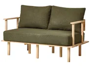 Living Room Set 3 Seater ASKER Boucle Dark Green_932677