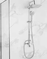 Mixer Shower Set with Rainshower HOWICK Silver_786787