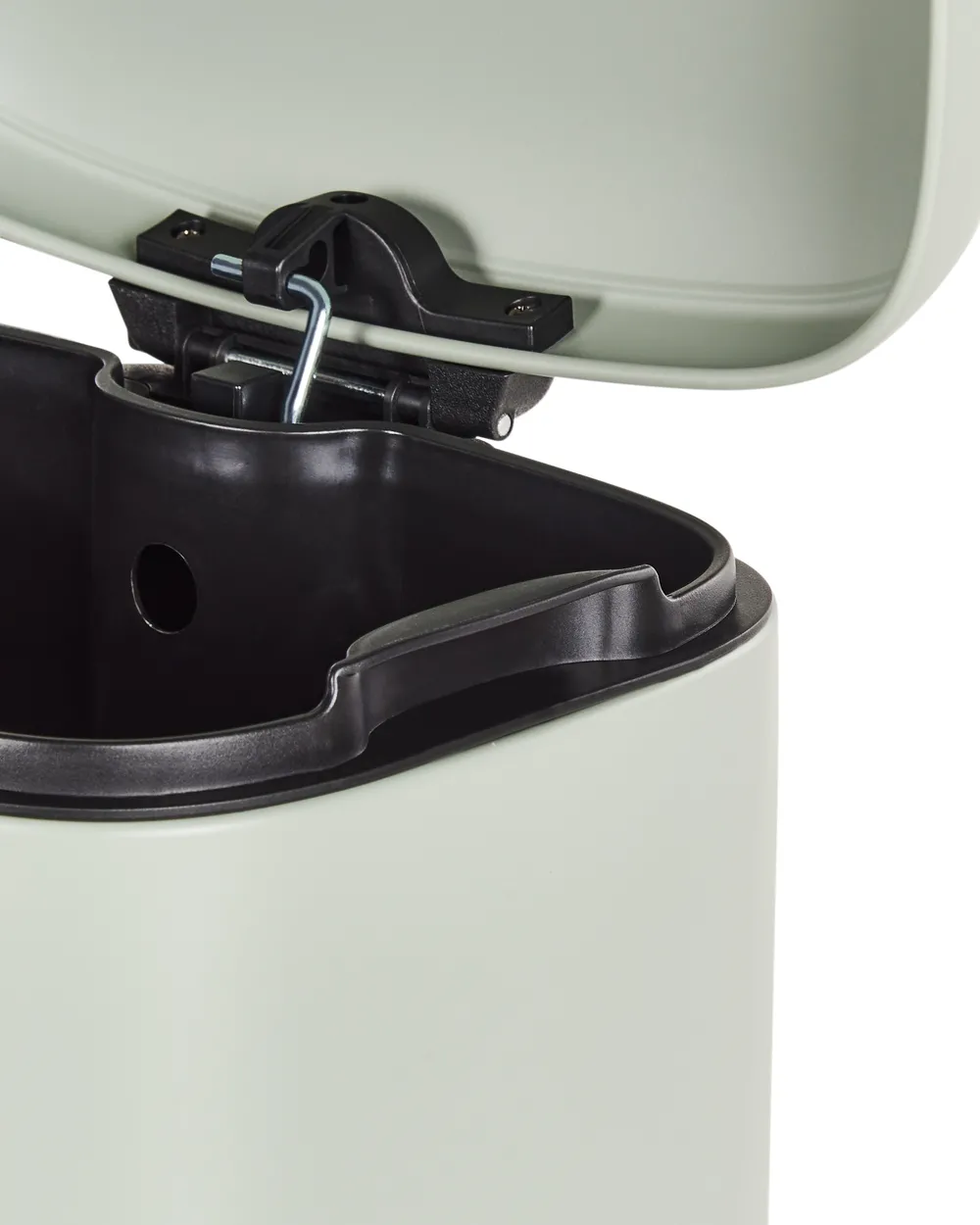 Papperskorg med pedal 30 L ECOCOLLECT Metall Ljusgrön_992745