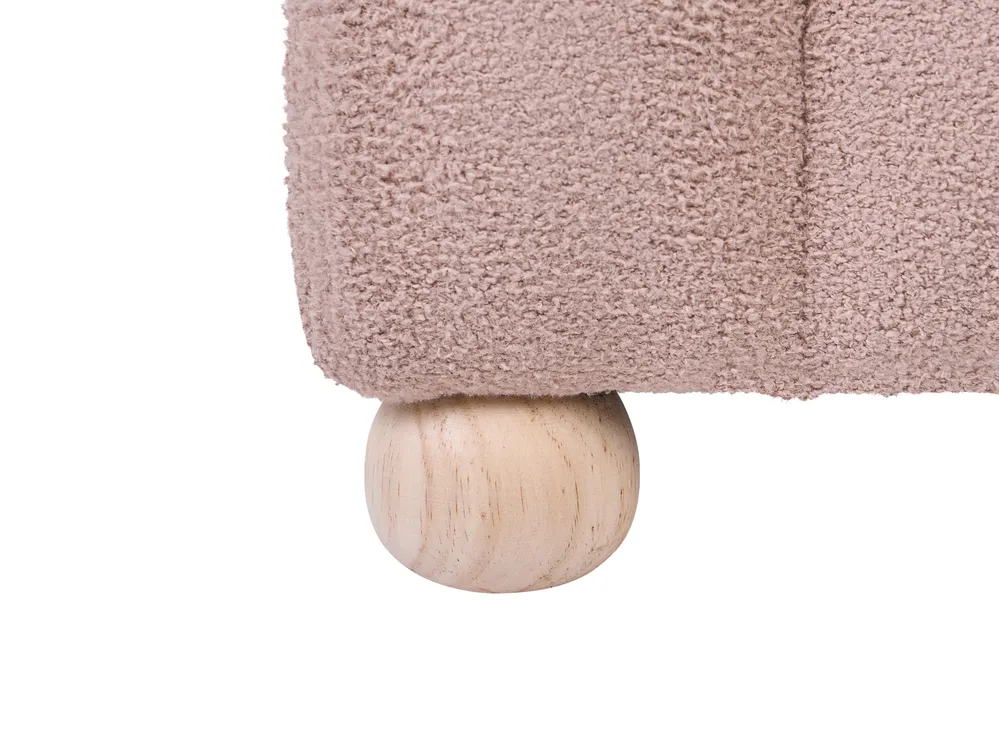 Upholstered Bench IDYLLWILD Boucle Beige_1066973