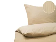 Duvet Cover Set AVONDALE 155 x 220 cm Sateen Cotton Beige_815137