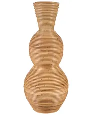 Decorative Vase SYMI 70 cm Rattan Natural_1061991