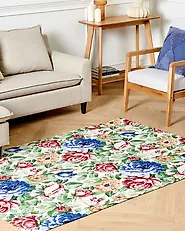 Rug FARWAN Multicolour 140 x 200 cm Cotton_1182605