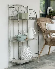 Hyllykkö VILLADOSE 60 cm 117 cm Metalli Harmaa_1093276