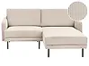 Hörnsoffa BREDA Manchester Beige Vänstervänd