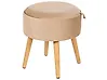 Säilytysjakkara NEELY Sametti Beige