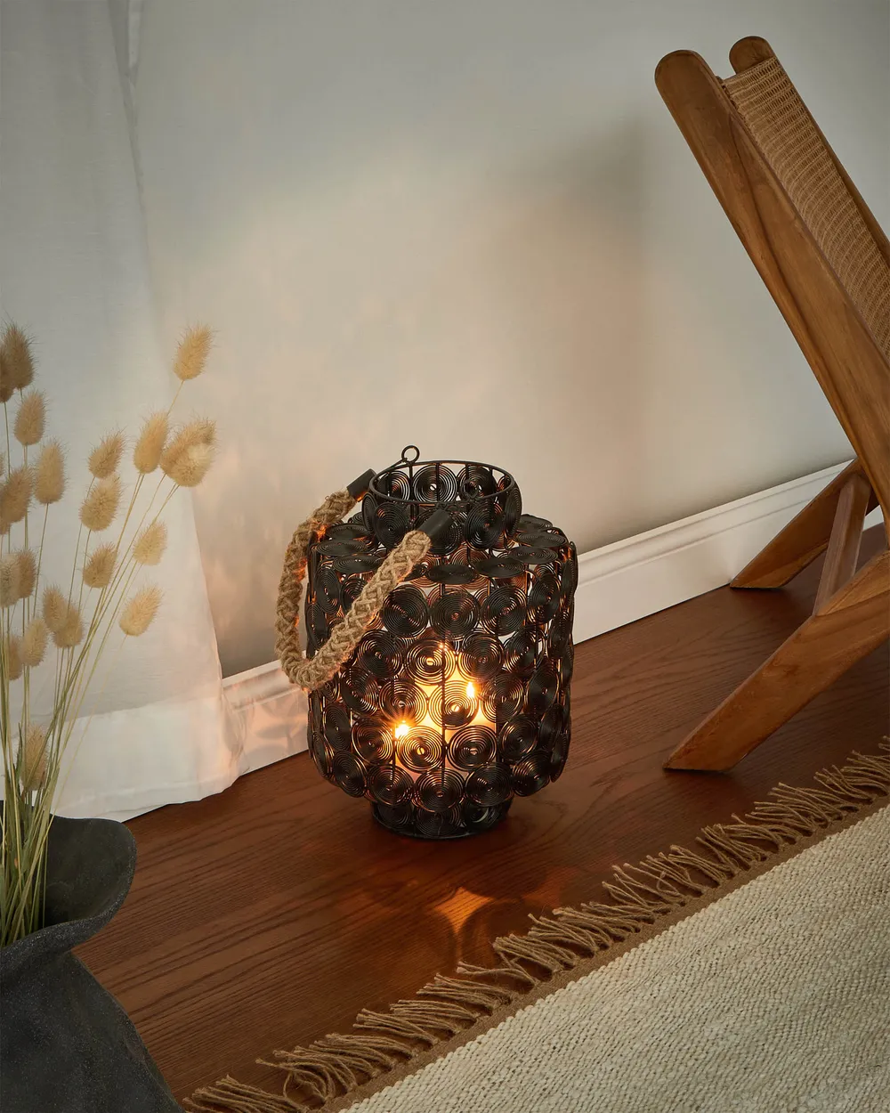 Lantern MMOJSTIR 35 cm Metal Black