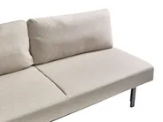 Sofa Bed 3 Seater ROYKKA Fabric Beige_1071616