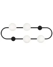 Vägglampa YANGO Metall Svart_872704