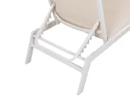 Sun Lounger CATANIA Reclining Metal Beige_884082