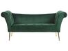 Chaise Longue NANTILLY Velvet Dark Green