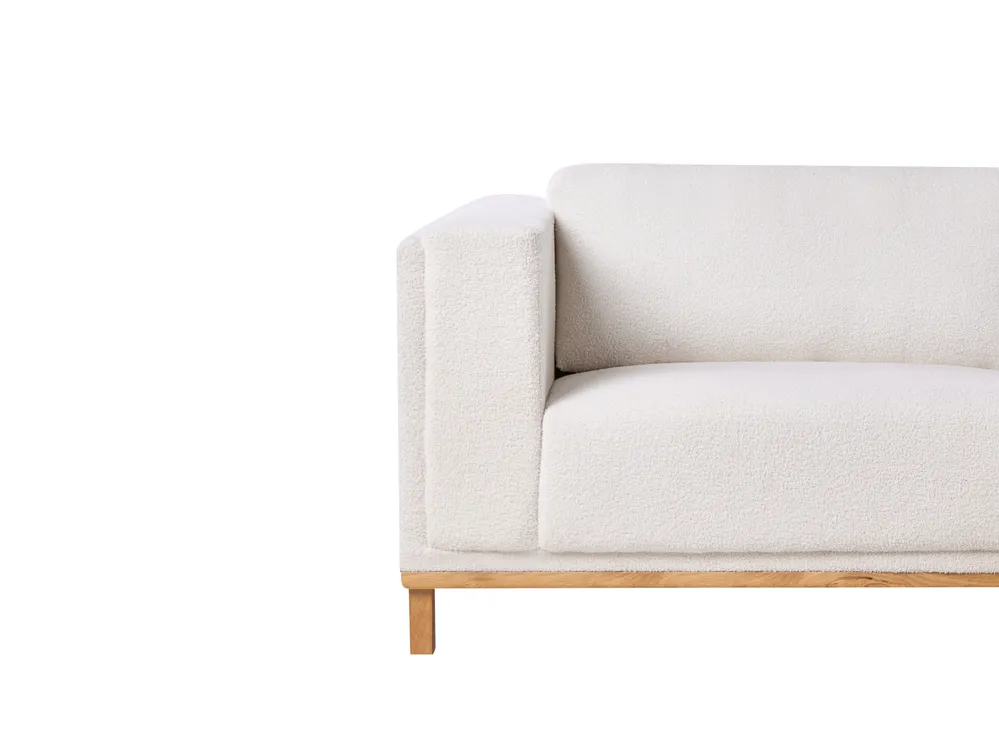 Corner Sofa 5 Seater VENG Fabric Off-White Left Hand_1009988