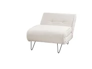 Single Sofa Bed VESTFOLD Fabric Light Beige_930322