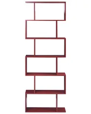 6 Tier Bookcase VALDOSA 190 cm Burgundy_1064875