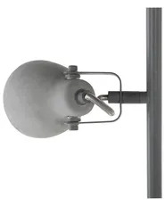 Floor Lamp MISTAGO Adjustable Concrete Grey_730425