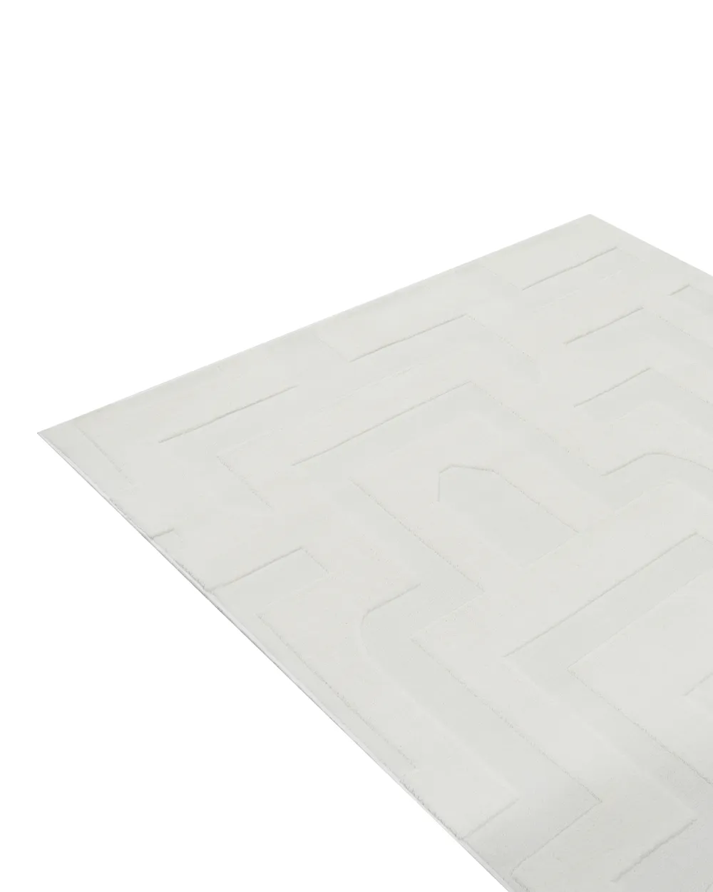 Rug GINGERA Off-White 160 x 160 cm_1124671
