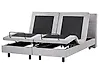 Adjustable Bed Fabric VICEROY 180 x 200 cm (EU Super King) Light Grey
