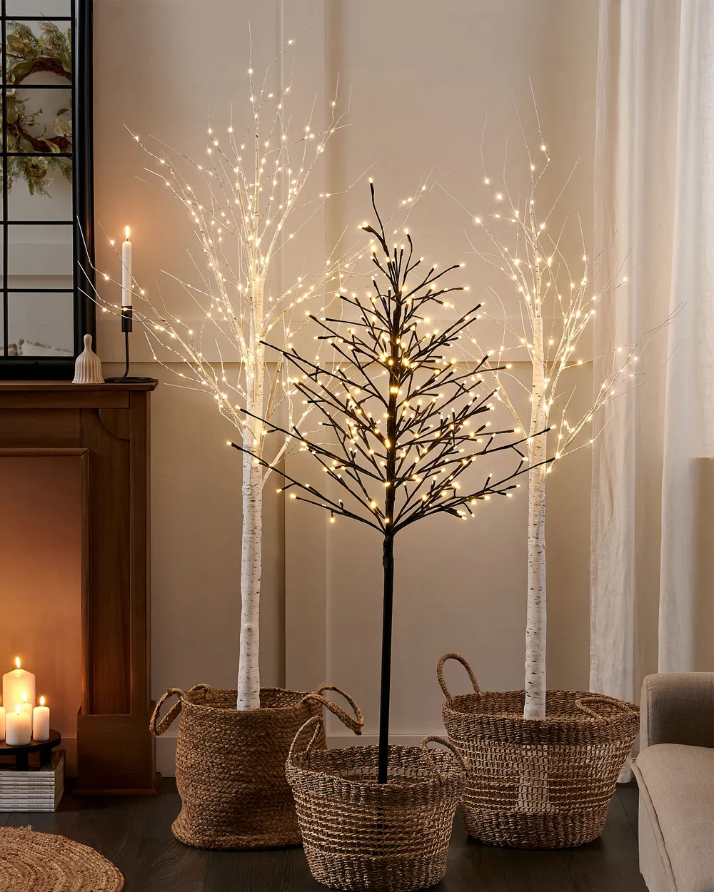 Outdoor Decoration LED LAPPI 160 cm Christmas Tree White