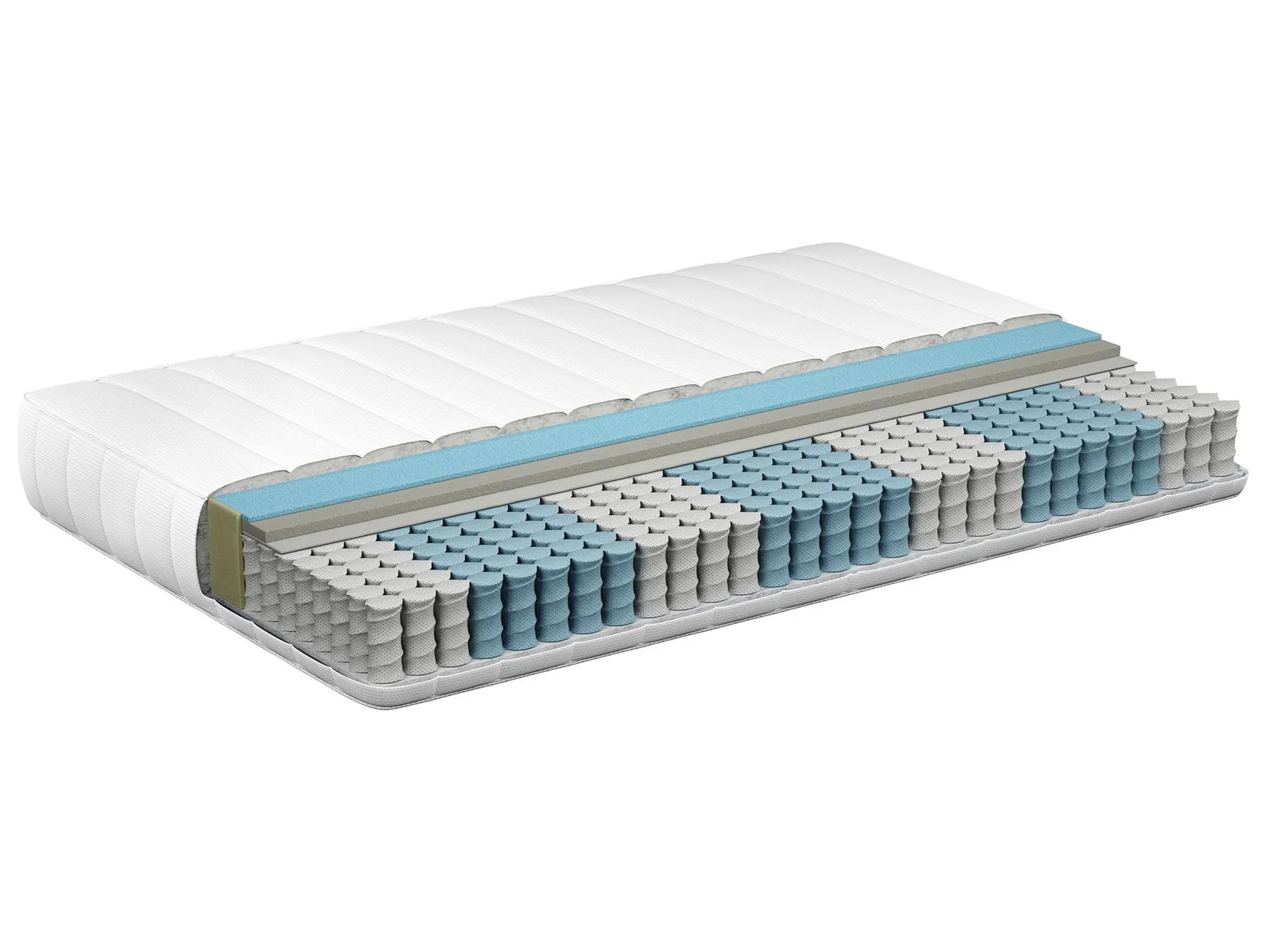 Memory Foam Pocket Spring Mattress BREEZE HYBRID 7 PLUS H2/3 Medium 160 x 200 cm (EU King Size)_916875