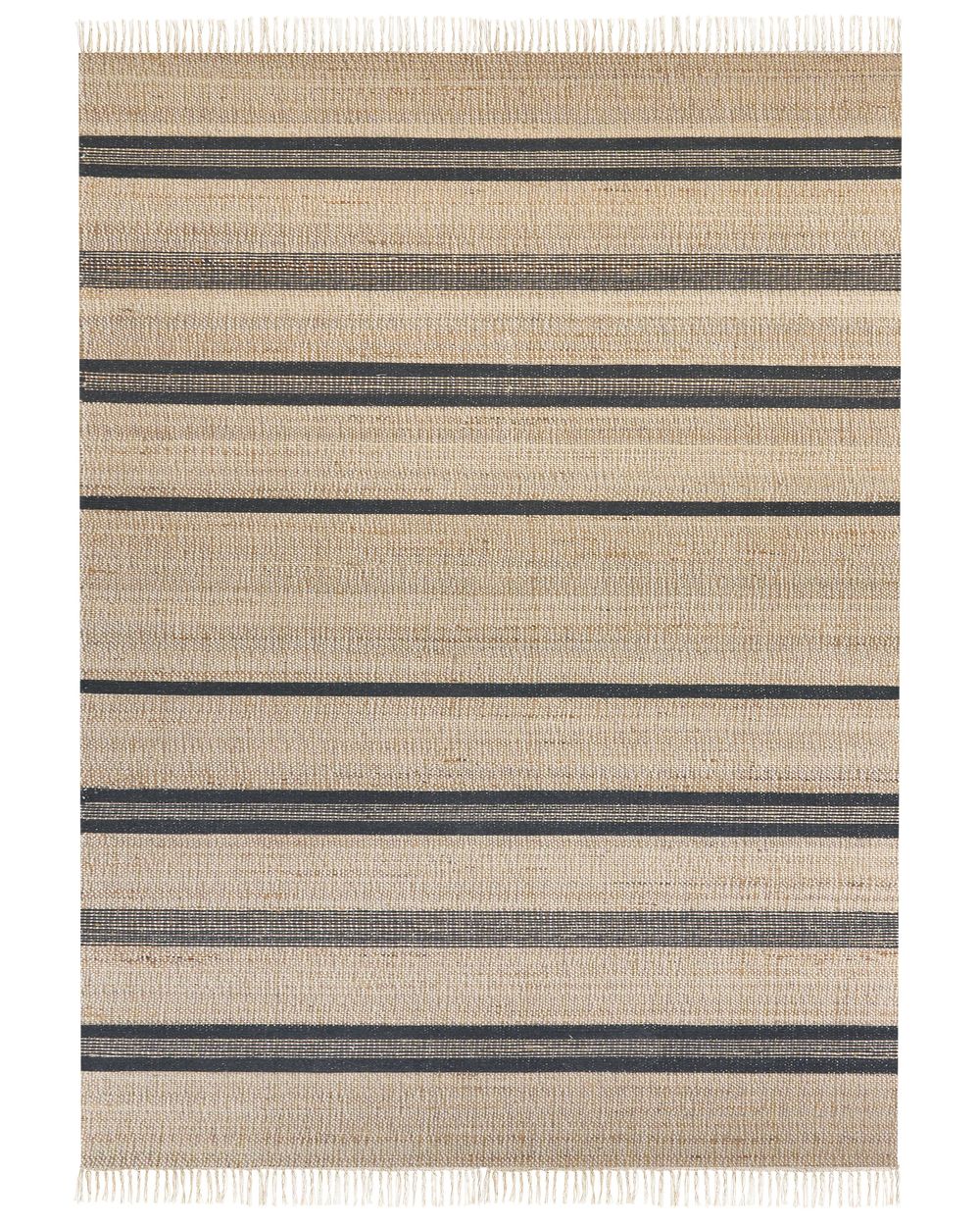 Rug TALPUR Graphite Grey 160 x 230 cm Jute