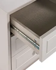 Sängbord med 3 lådor OBERON Beige_1135067