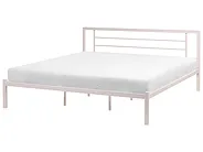 Sänky Metalli CUSSET 180 x 200 cm Vaaleanbeige_1162099