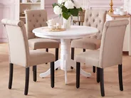 Dining Table AKRON White 100 cm 100 cm_837469